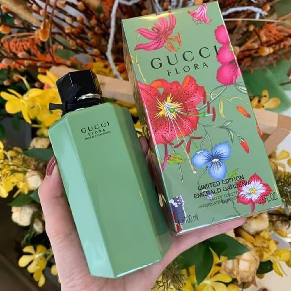 Gucccii Flora Emerald Gardenia Eau de Toilette for Women | 100ml